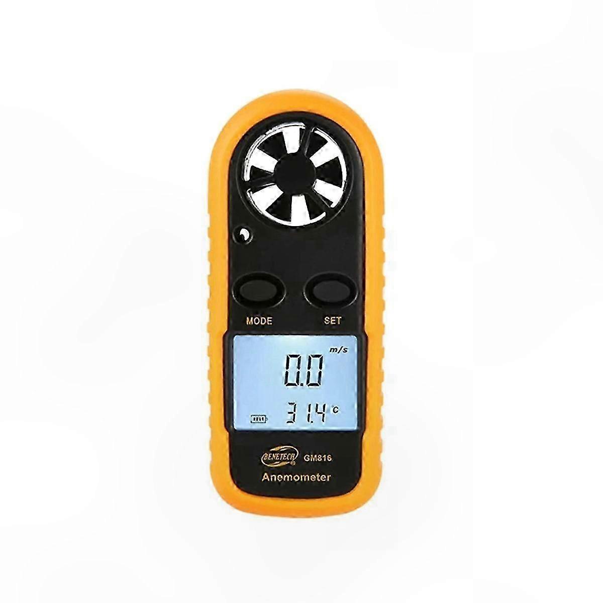 Wind Speed Meter Digital Anemometer for Measuring Airflow and Wind Power Level