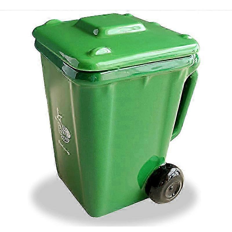 Bin-Shaped Ceramic Mug With Lid