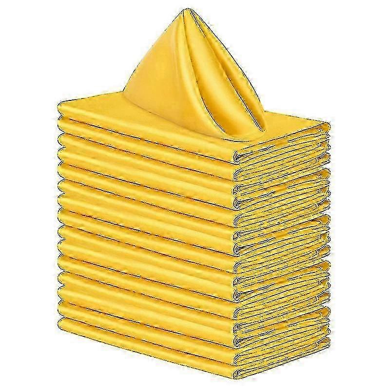 12pcs Washable 12inch Reusable Napkins