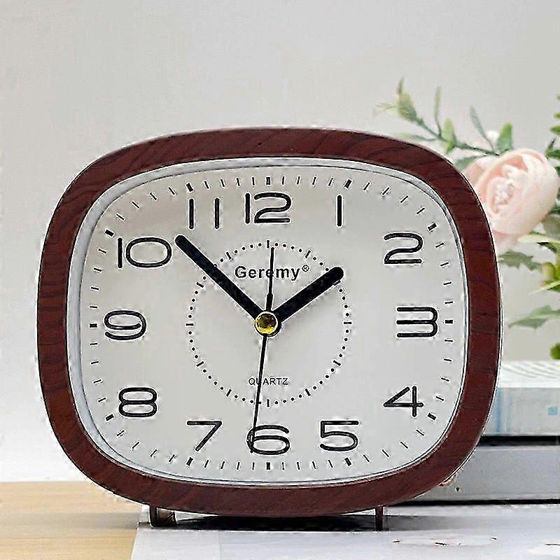 Retro Square Clock Large Numerals