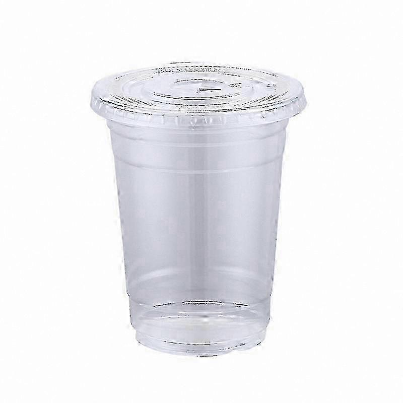 100pcs 360ml Leak-Resistant Clear Cups