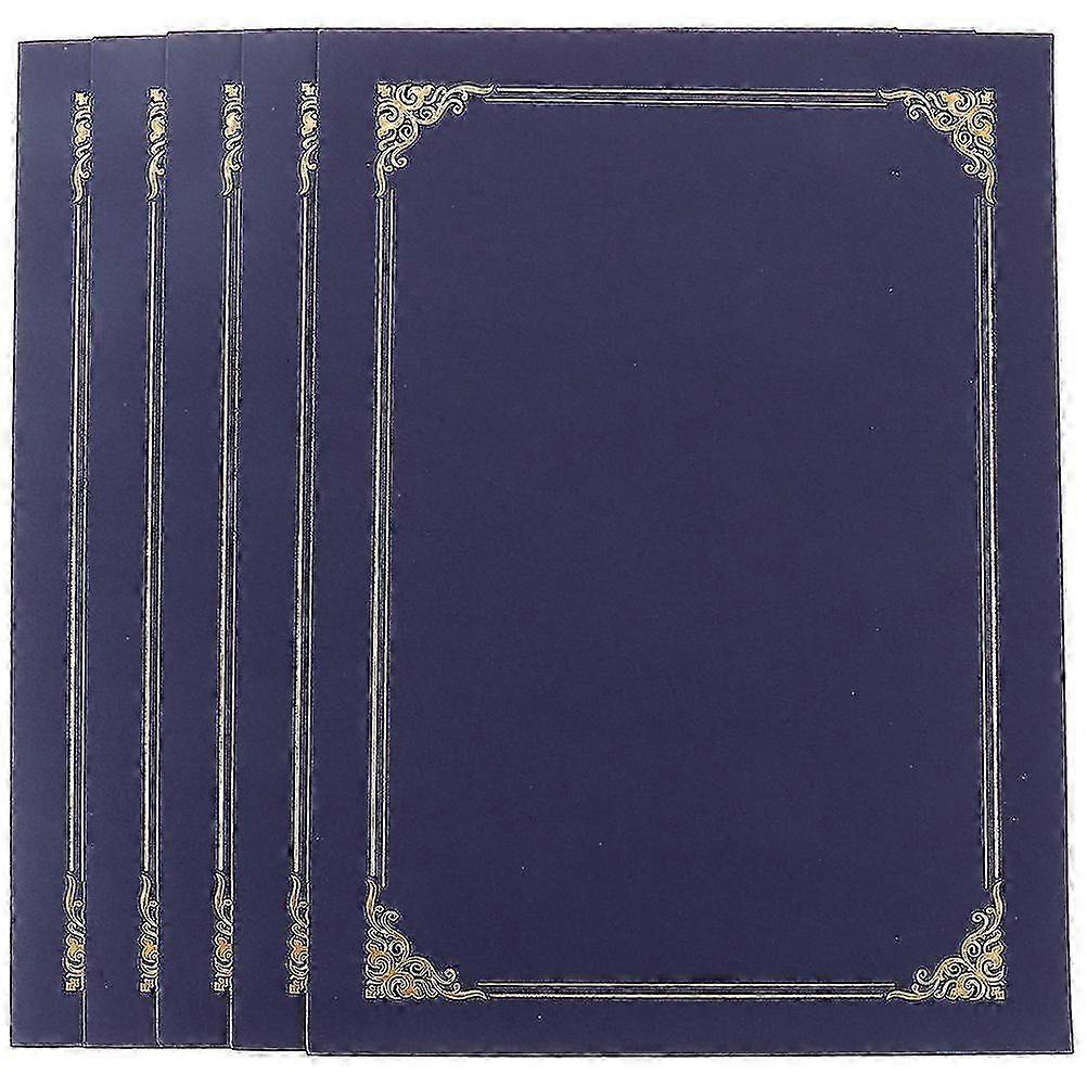 5pcs Multi-use Honor Certificate Covers Folding Type Certificate Envelope Holders