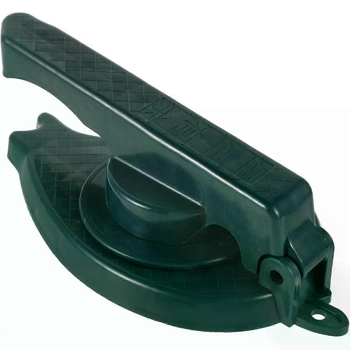 Dumpling Press with Flat Smooth Surface PP Green