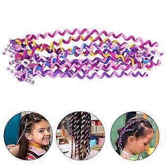 Gekleurde vlechttool, haarclips, 12 stuks, voor meisjes, doe-het-zelf haar