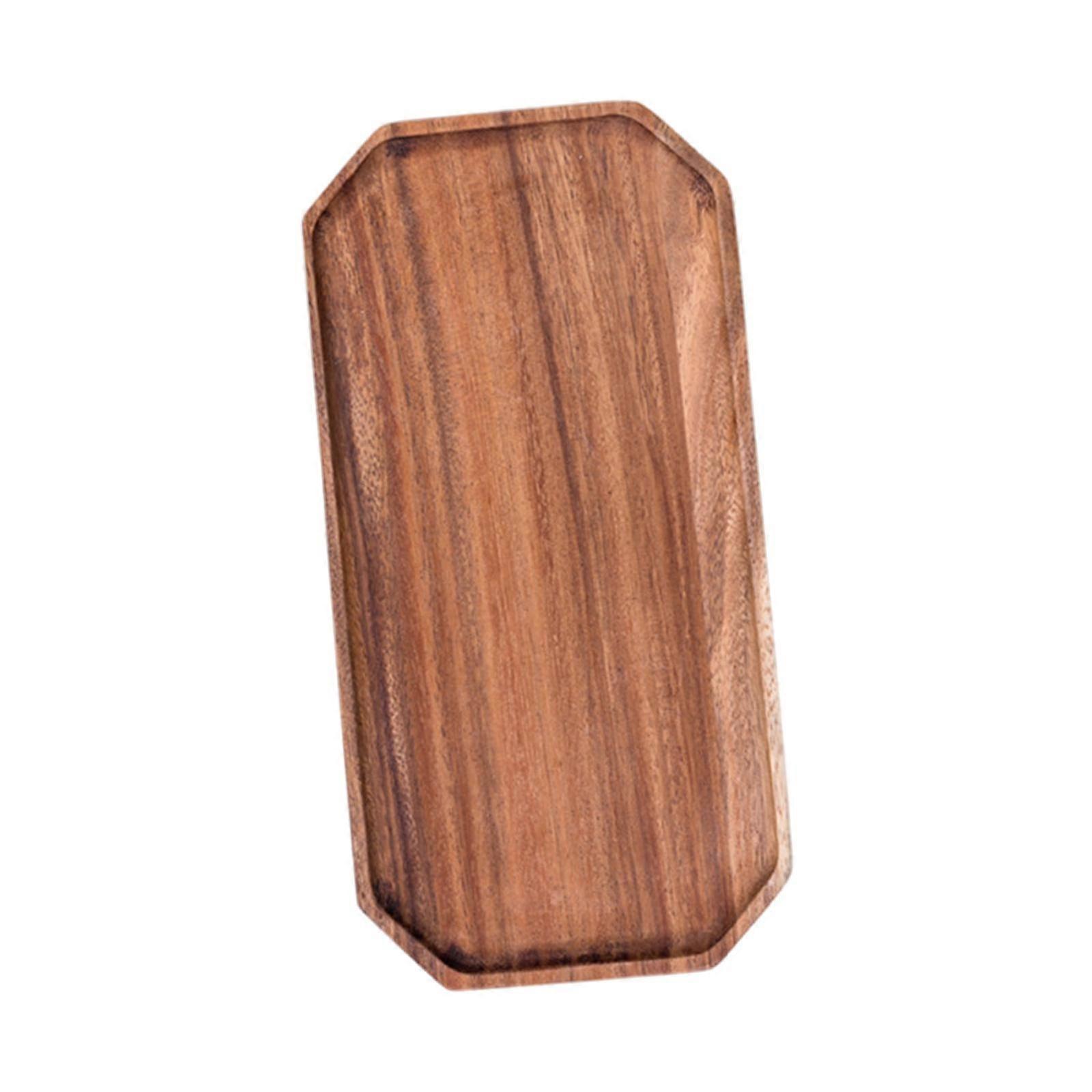 Japanese Style Household Tea Serving Tray, Smooth Creative Rectangle Shape