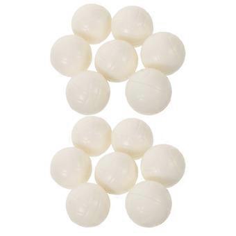 Mini Sports Stress Balls PU Foam for Stress Relief 20Pcs White Squeeze Toys