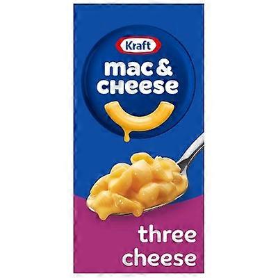 Kraft Three Cheese Macaroni & Cheese Dinner, Mini-Shell Pasta, 7.25 oz