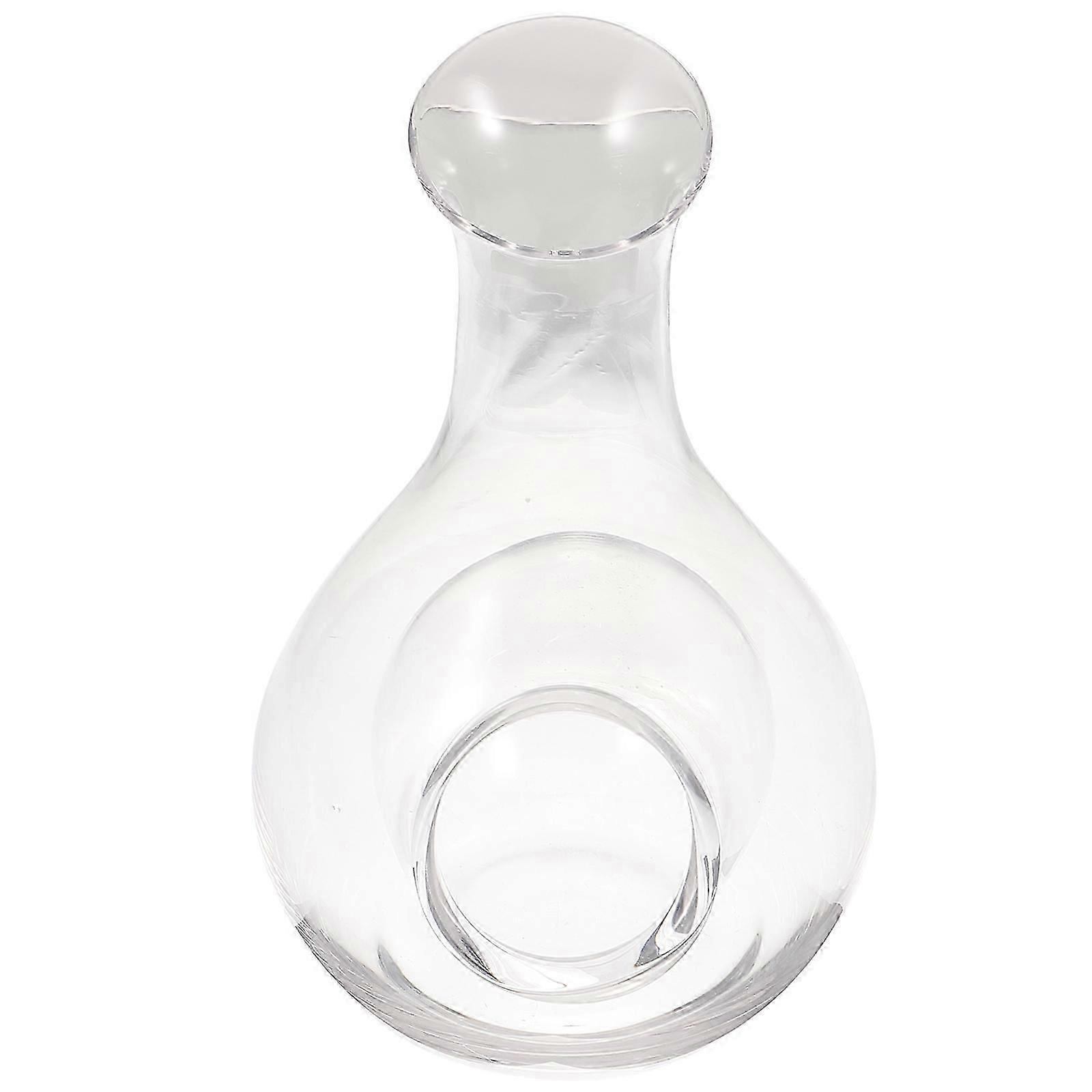 Solid Glass Wine Decanter 385ml