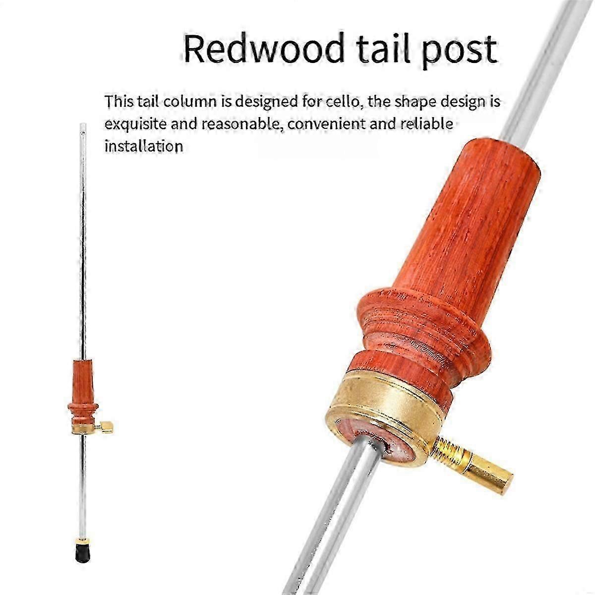 Durable Mahogany Cello Foot Support Adjustable