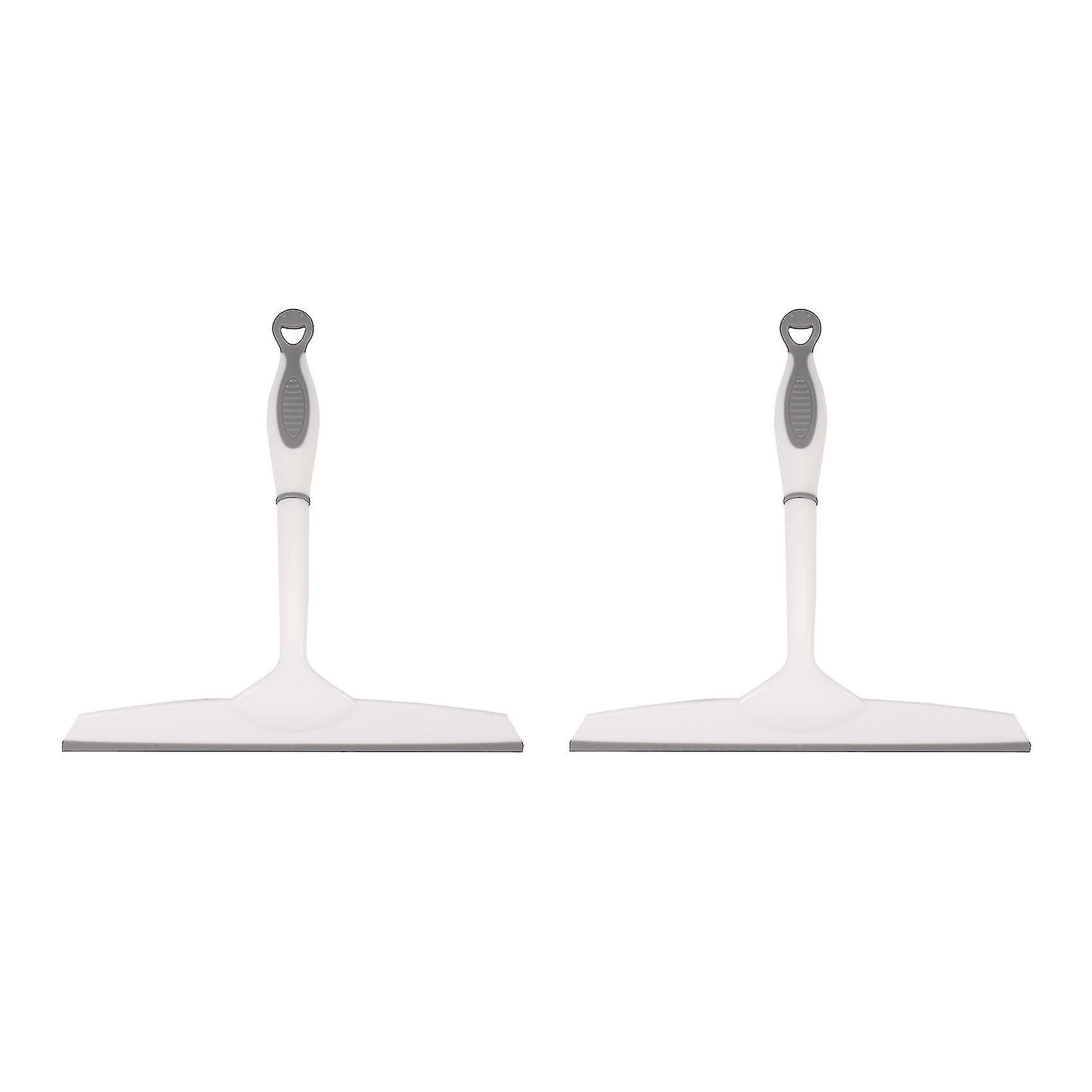 2x Practical Glass Scraper Wiper Window Brush Home Multipurpose Tools