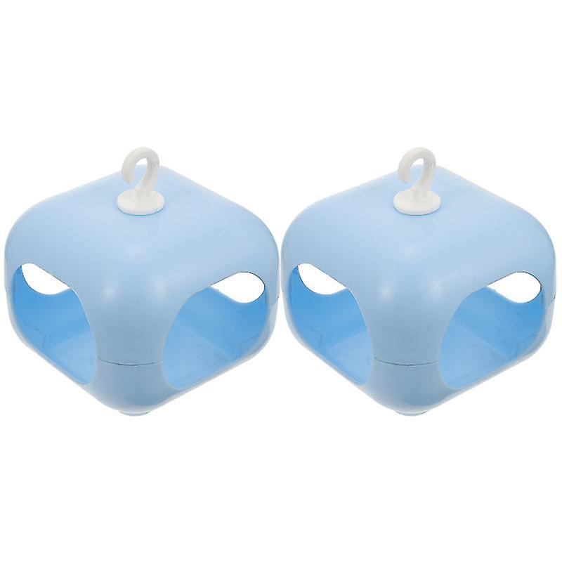 10.8X10.8x13cm Sky-blue Small Animal Bedding 2pcs Detachable Hamster Hammock Small Pet Hanging Nest