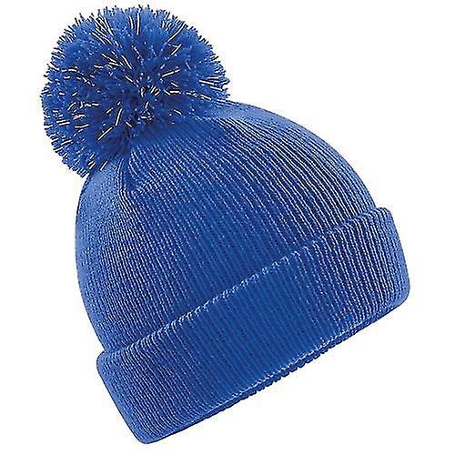 Beechfield Childrens/Kids Reflective Bobble Beanie