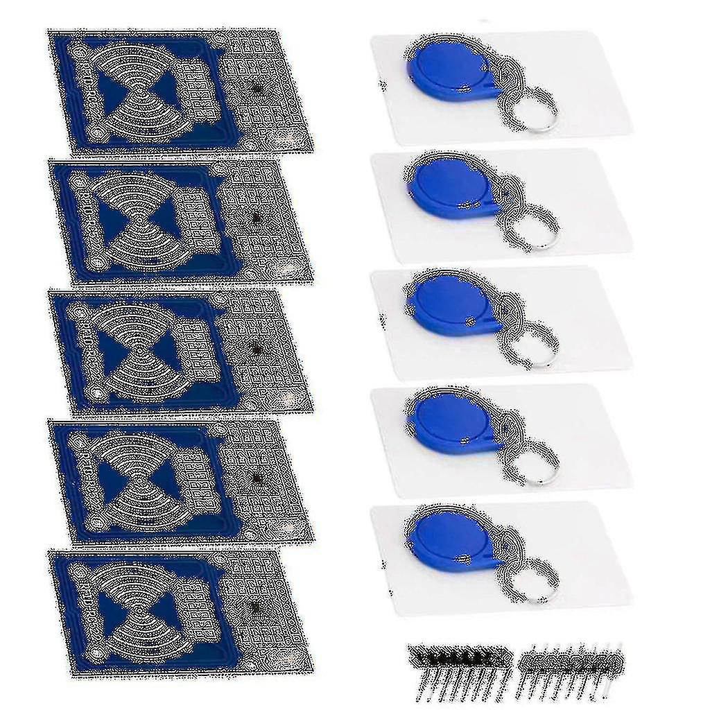 Rfid Kit RC522 med leser, chip og kort 13.56 Mhz Spi kompatibel med kompatibel Arduino og kompatibel Raspberry Pi
