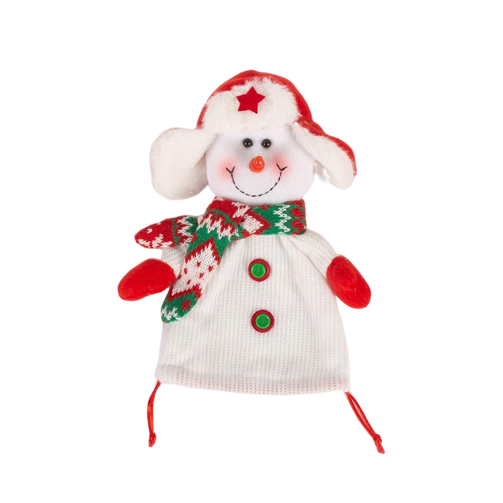 Christmas Classic Xmas Cartoon Drawstring Bags 3d Plush Ornament Party Favors Gifts