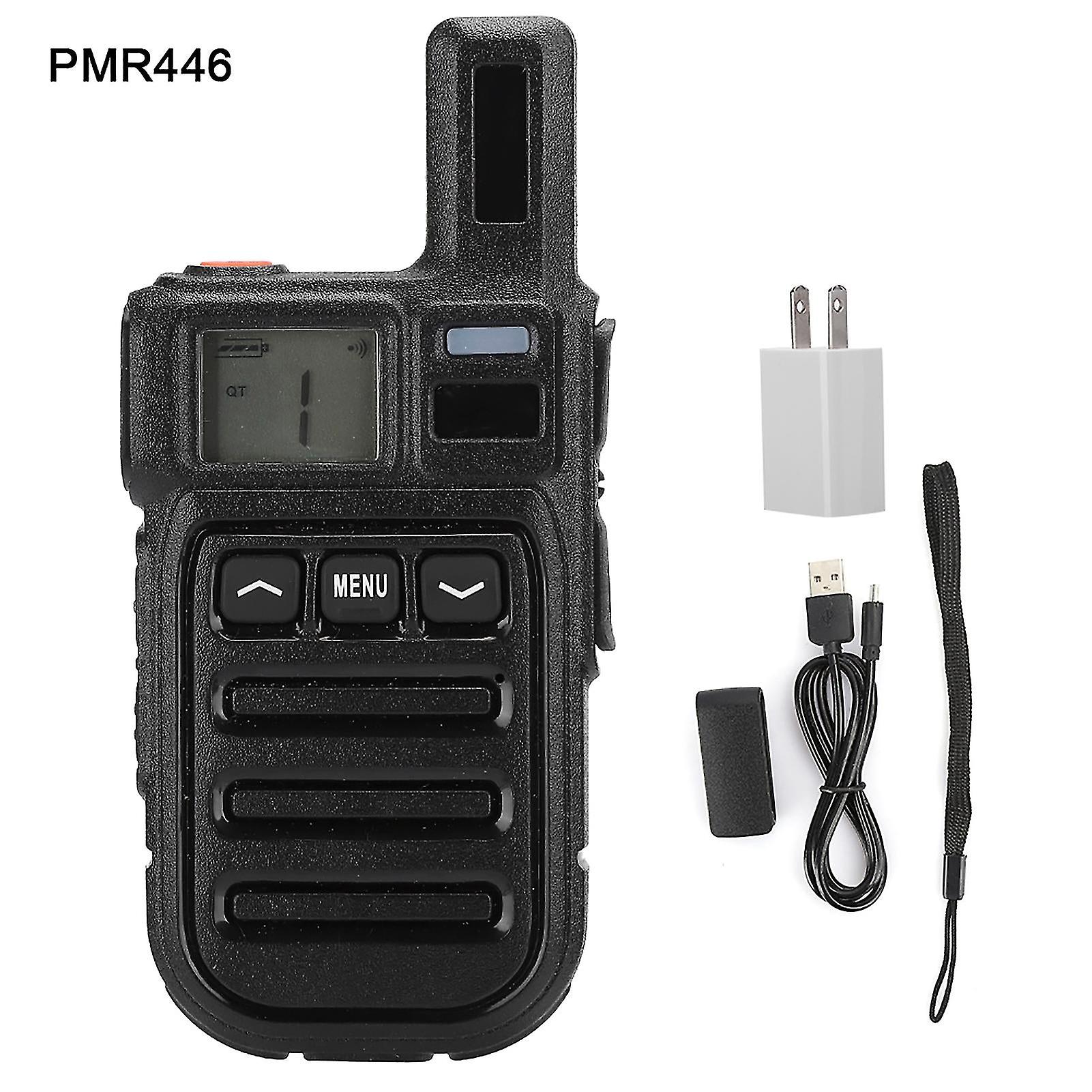 3W Mini Handheld Walkie Talkie Hand Tuning Ct/dc Vibration Two Way Radio (us 100-240v)pmr446