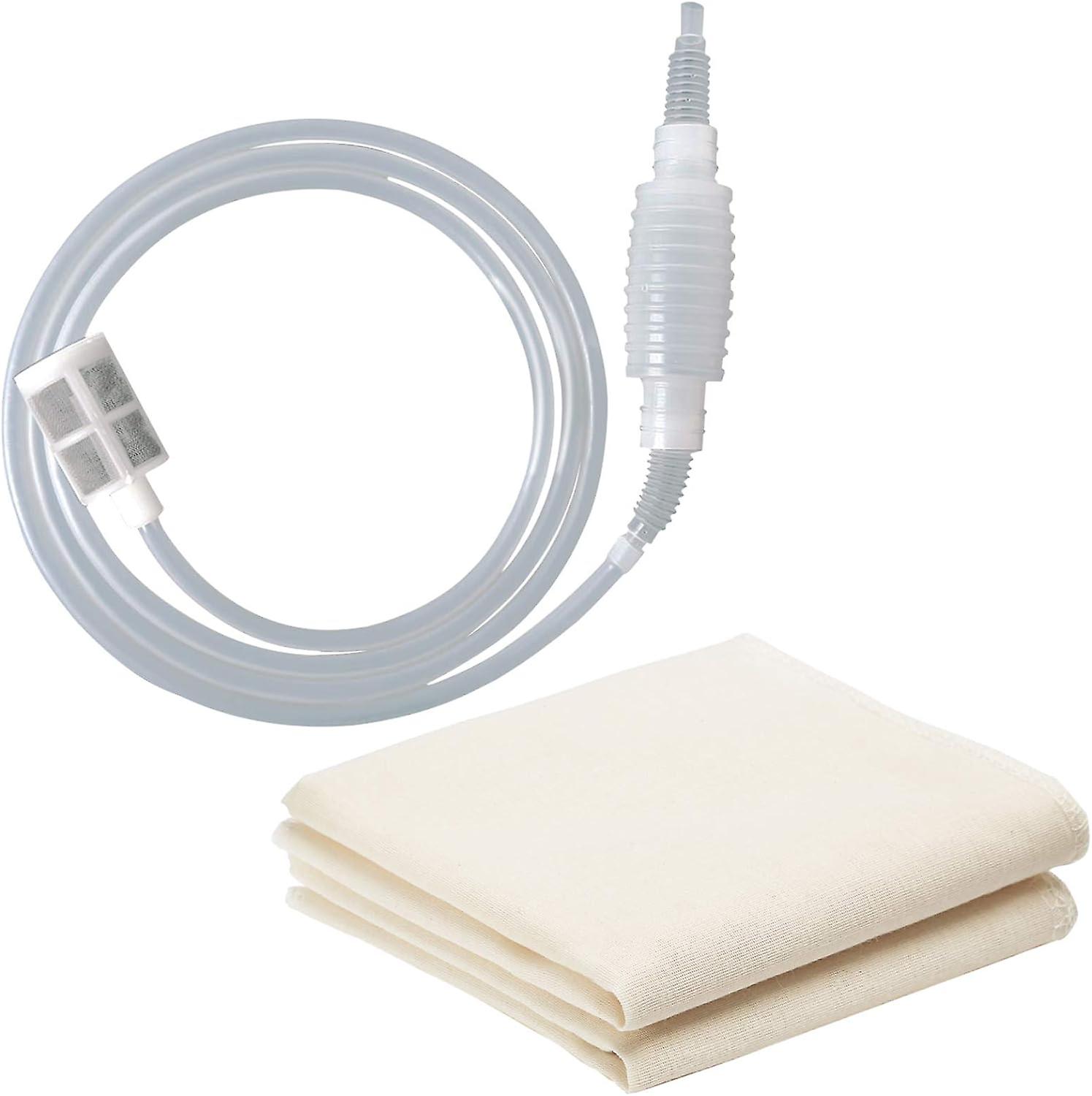 Brew Siphon And Filter Cloth - Home Brewing Tools