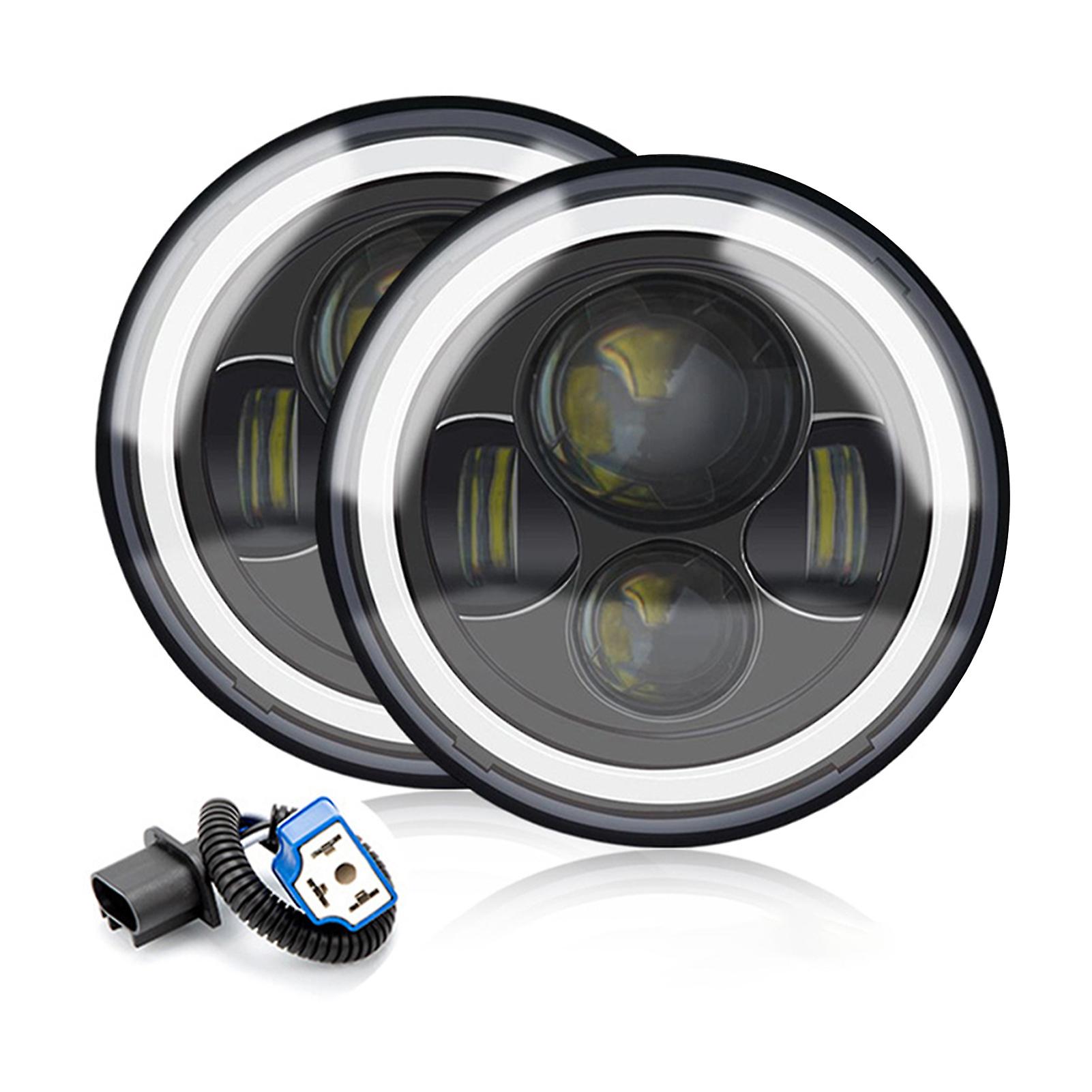 7 inch Off Road Round Headlights High Power Automobile Working Light for SUVs