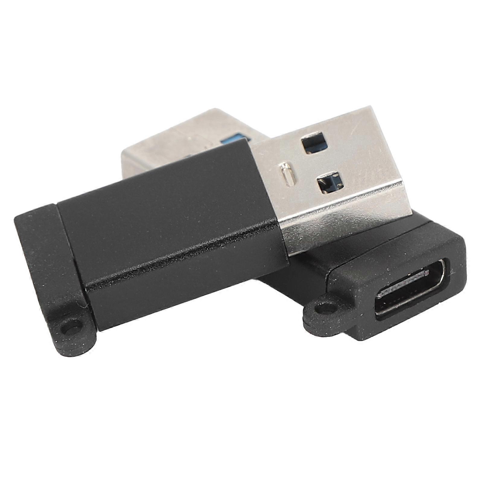 Adapter USB3.0 to TypeC USB C to USB OTG Plug Play Conversion Head for Data Transmission(Black )