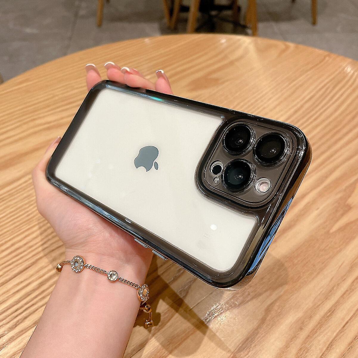 Space Shell Lens Guard Style Case For Iphone 13 Pro - High Quality, Scratch-resistant, Dustproof, Shockproof, Full Protection, Comfortable Grip