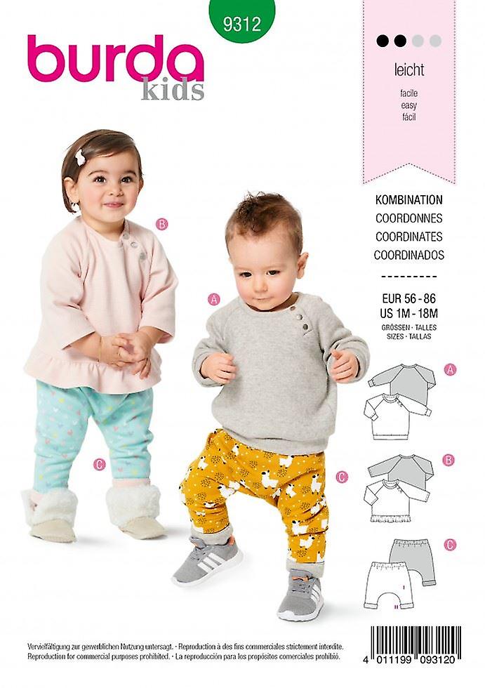Burda Paper Sewing Pattern 9312