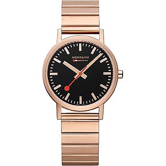 Klassische Damen Analog Quarzuhr mit Edelstahlarmband A660.30314.16SBR