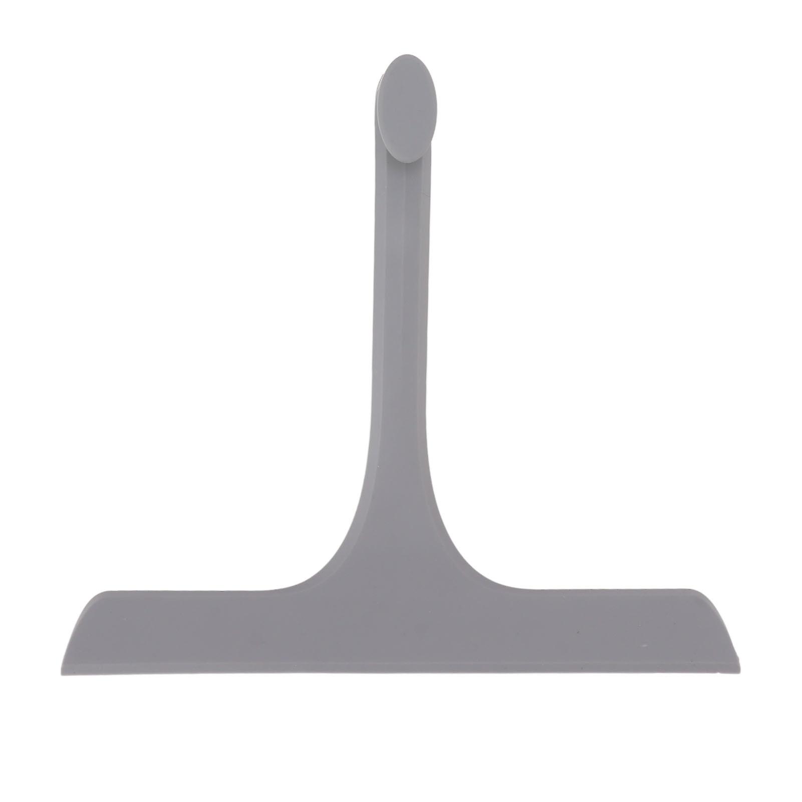 Silicone Squeegee for Bathroom Windows, Kitchen Mirror, Gray