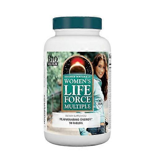 Source Naturals Women's Life Force Multiple, No Iron 90 Tabs (1er Pack)