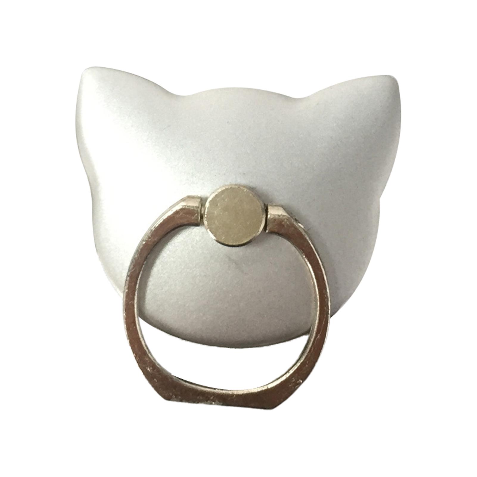 Mobile Phone Rotating Holder Cats Shape High-viscosity Zinc Alloy Ring Buckle