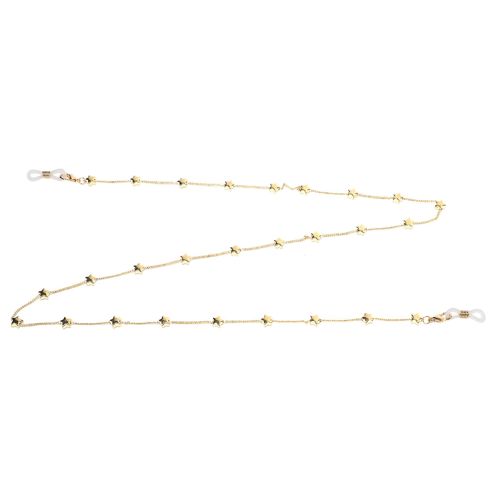 Star Pattern Eyeglass Chain - Anti-Lost Holder for Mouth Muffle and Eyeglasses