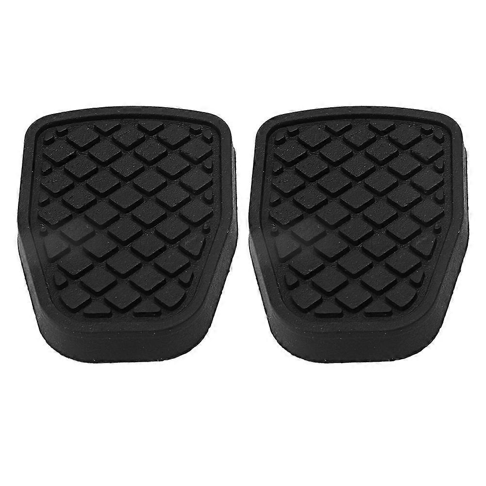 Pair of Durable Rubber Brake and Clutch Pedal Pads for Subaru (36015GA111)