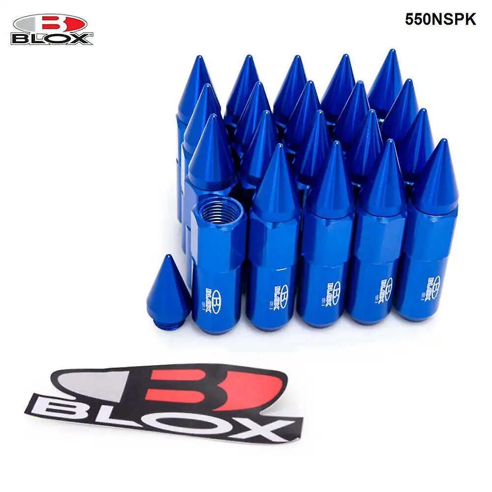 20 قطعة Blox M12X1.5 / M12X1.25 عجلات موالف ممتدة من الألومنيوم عالية الجودة جنوط صواميل العروة مع سبايك HU-550NSPK ~ 19946