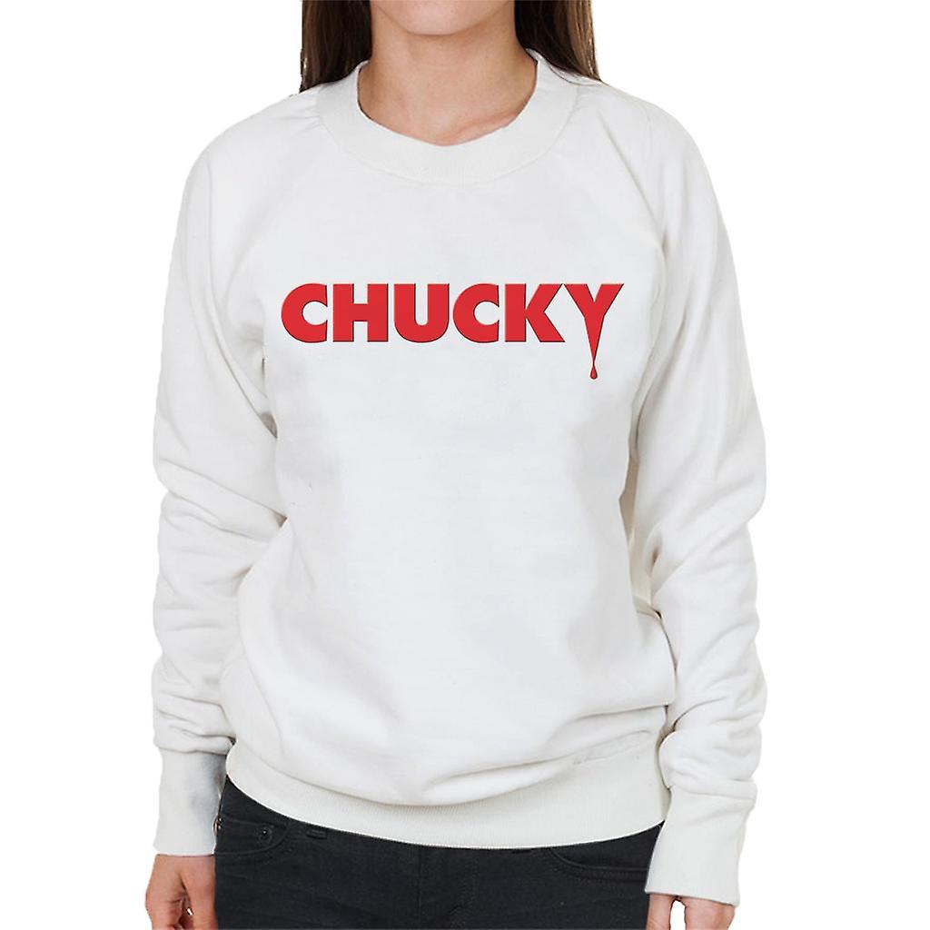 Chucky Classic Logo Dripping Blood Women's Sweatshirt