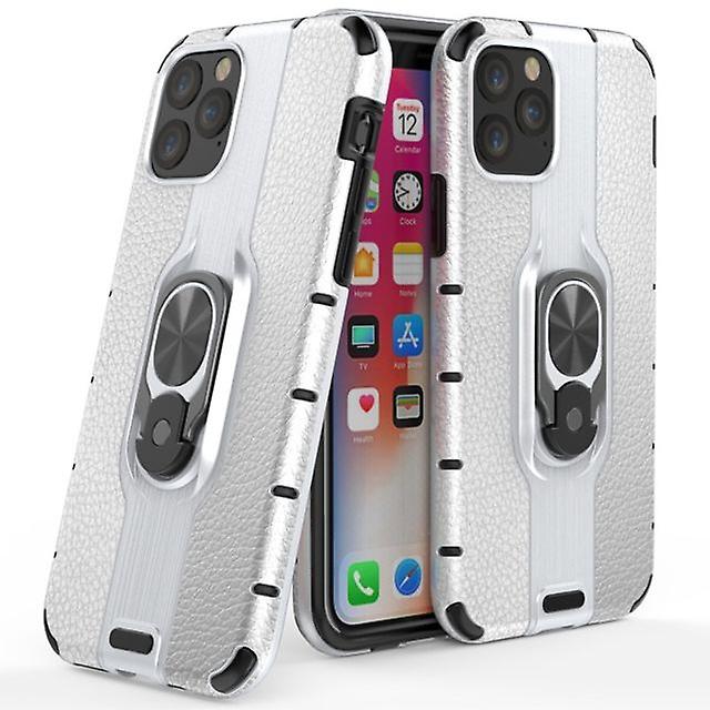 Shockproof TPU  PC Case with Stand for Apple iPhone XR - Silver