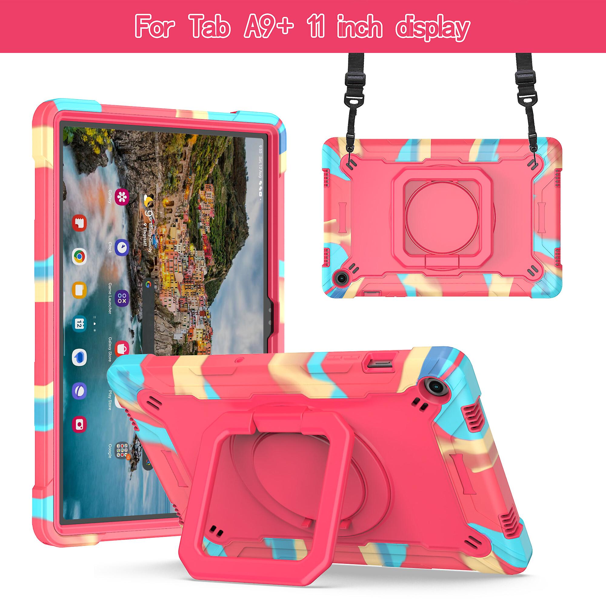 Samsung Galaxy Tab A9 Plus 11 inch Tablet Case with Shoulder Strap and Kickstand