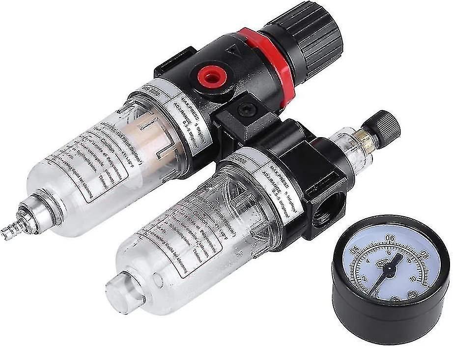 Air Filter Regulator Lubricator Water Pressure Compressor Moisture Trap