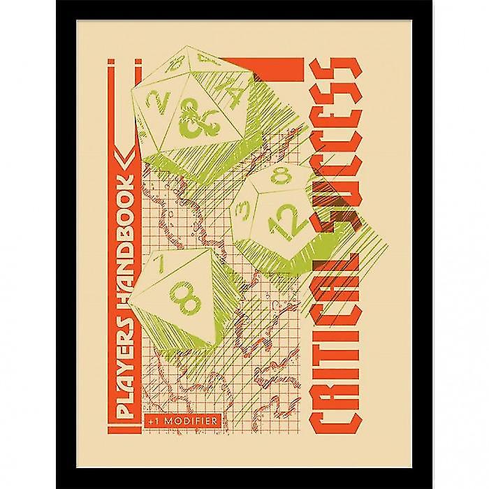 Dungeons & Dragons Critical Talk Framed Poster