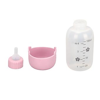 Haustier-Fütterungsflaschen-Kits Professionelle weiche Silikon-Nippel-Stillflasche für neugeborene Kätzchen Welpen
