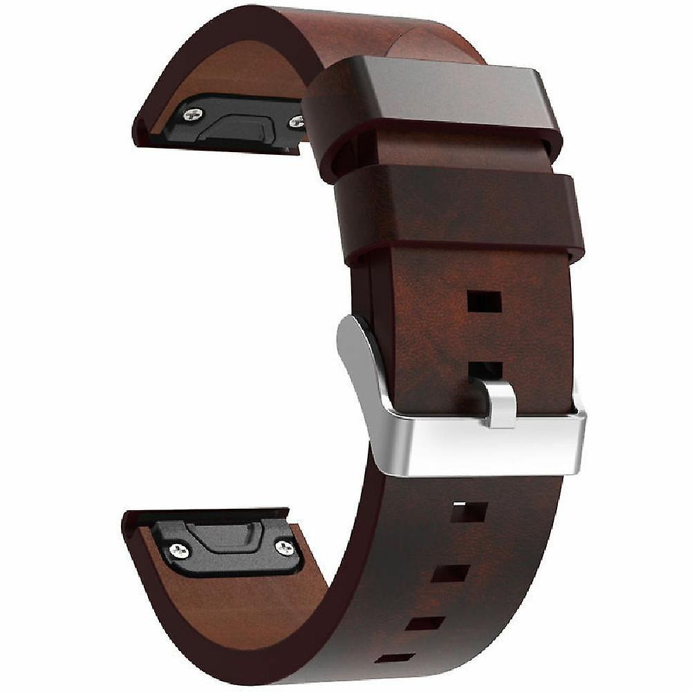Genuine Leather Watch Bracelet Band Strap For Garmin Fenix