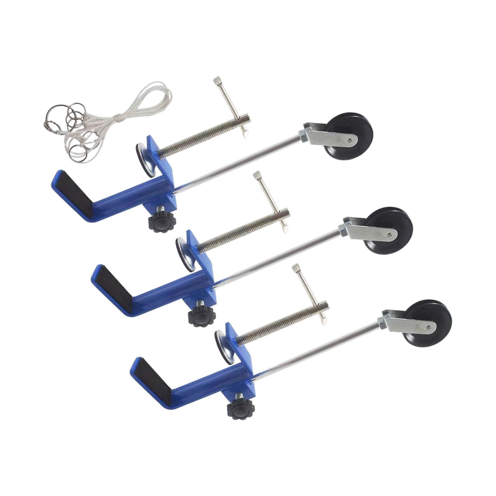 Support Rod Fixed Pulley Physics Experiments Kits Table Clamp Set for School