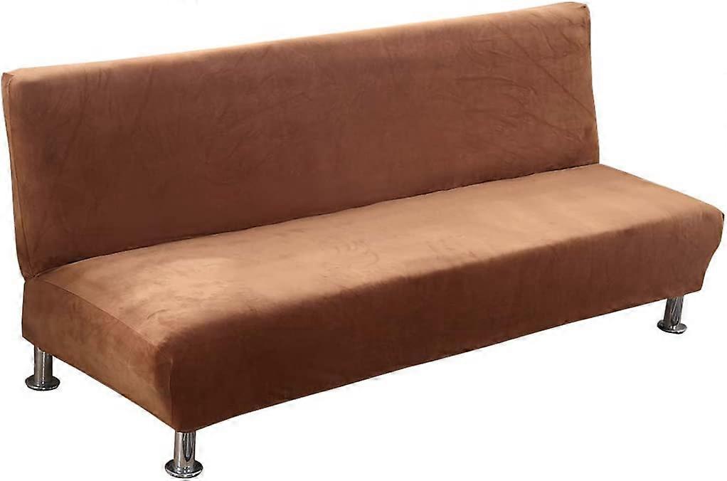 Sofa cover without armrests, 160-190cm, velvet, elastic