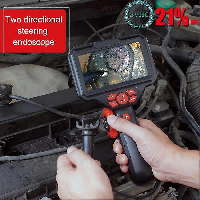 6.0mm 8.5mm 5 inches Rotatable 360 Degree Two~direction Endoscope Mini Camera Borescope Waterproof LED Car Inspection Camera UNKU56595