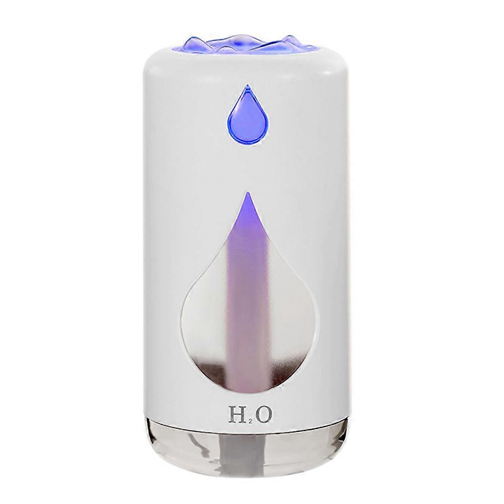 Portable Small Humidifier, 400ml Cool Mist Humidifiers for Bedroom, 2 Mist Modes Desk USB Humidifier