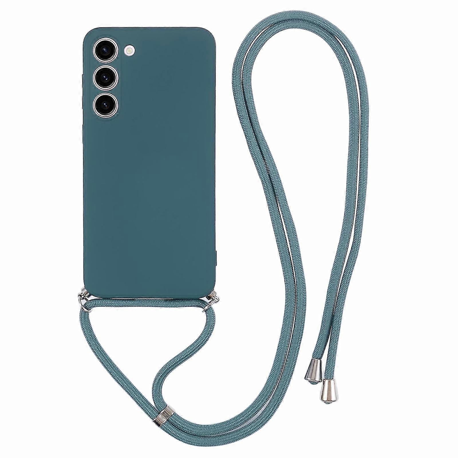 For S23 Tpu Case Rubberized Phone Cover With Lanyard