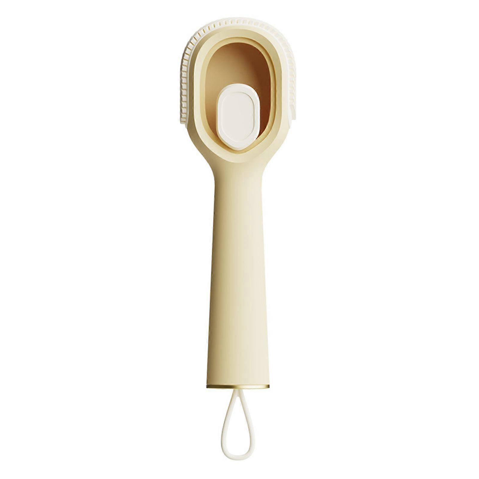 Multifunctional Liquid Shoe Brush with Long Handle Multipurpose Soft Bristles Laundry Brush for Home Dorm