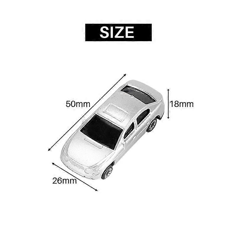 50Pcs 1:87 HO Scale Model Car Painted Car Models HO/TT Scale Railway Modeling Making Mat