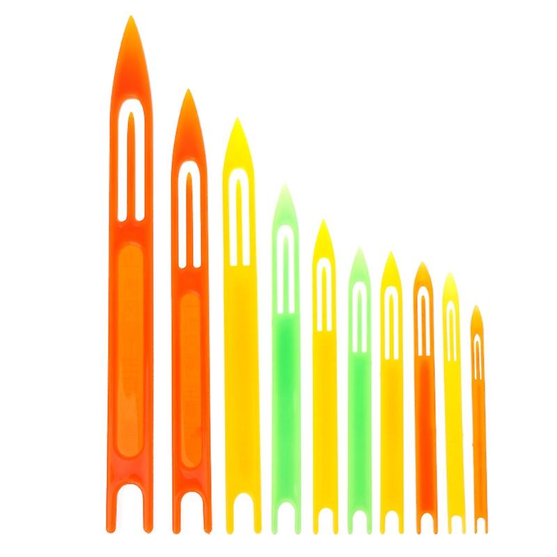 10 stk Fiskenet nål Reparation Net Line Plast Shuttles Reparation Vævning