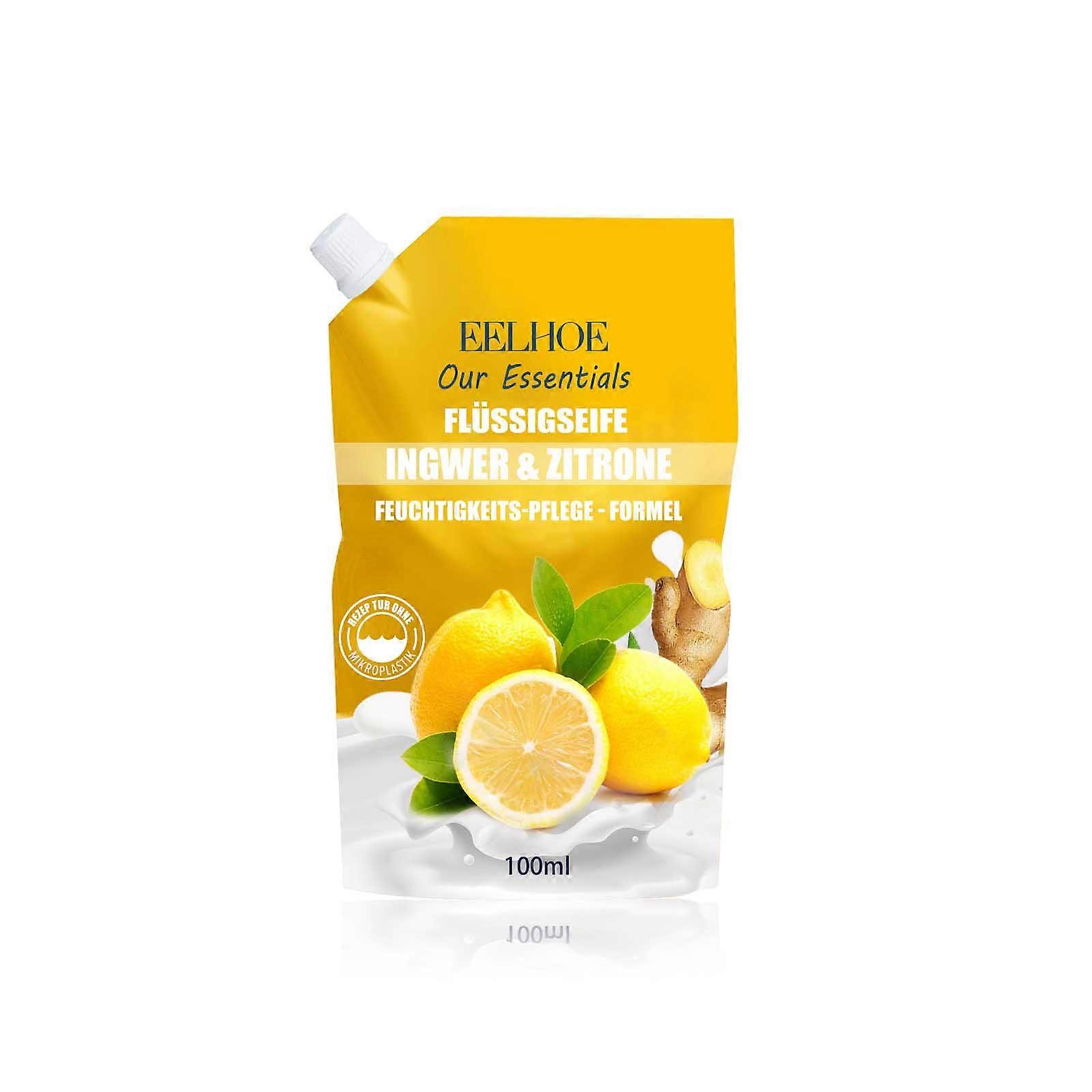 Liquid Soap Supplement Pack With Ginger And Lemon Moisturizing Hand Protection 100ml