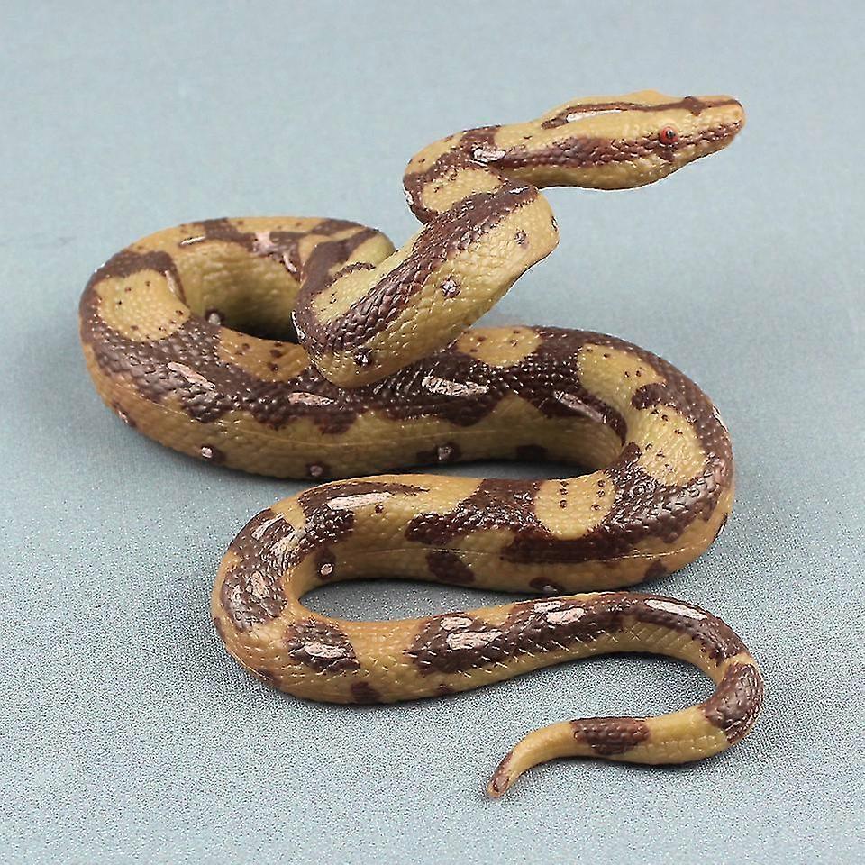 Real Snake Toys High Simulation Rubber Fake Snake Toy Python Model Toy Garden Props And Halloween Tricky Creepy Pranks1pcs