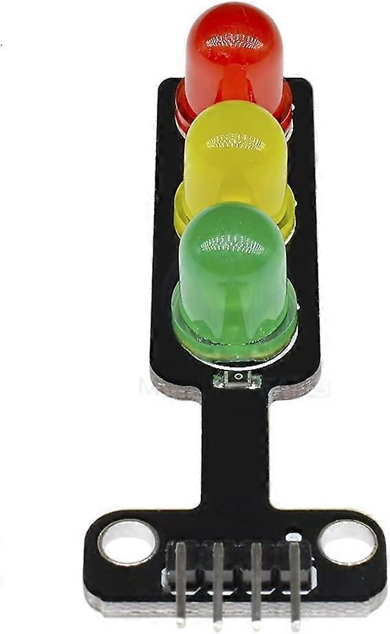 4 Pcs Mini 5V Traffic Light Led Display Module For Arduino Red Yellow Green 5Mm Led Mini Traffic Light For Traffic Light System Model