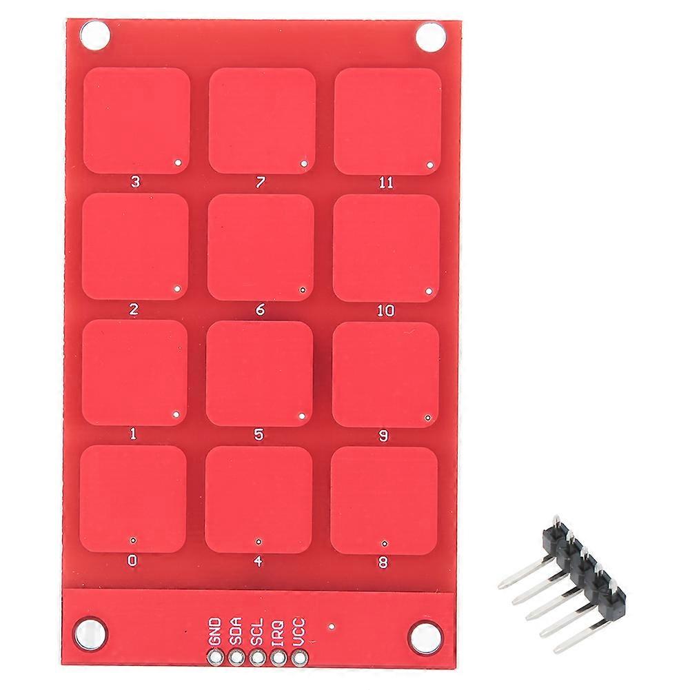 MPR121 Touch Keyboard Capacitive Touch Keypad 12 Buttons High Sensitive Keypad YEMAA